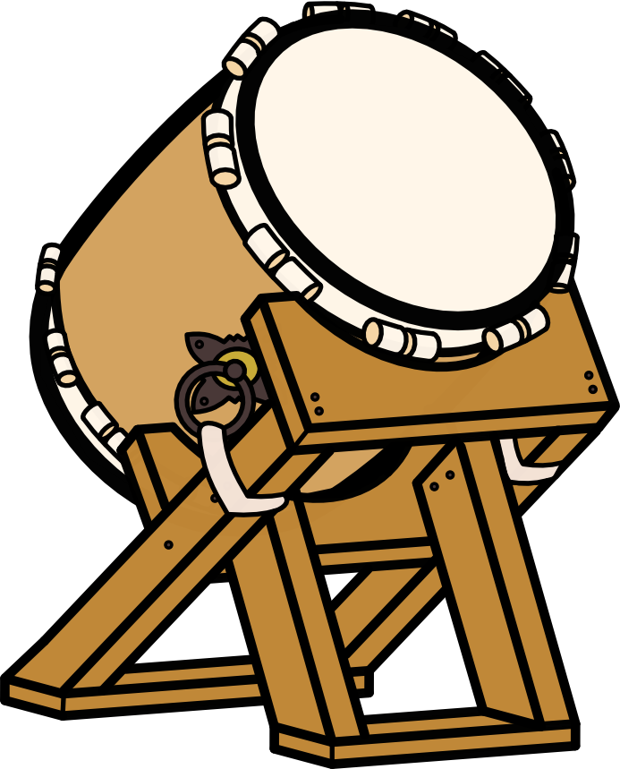 Taiko Drum By Feraligono - Taiko Clipart (693x859)