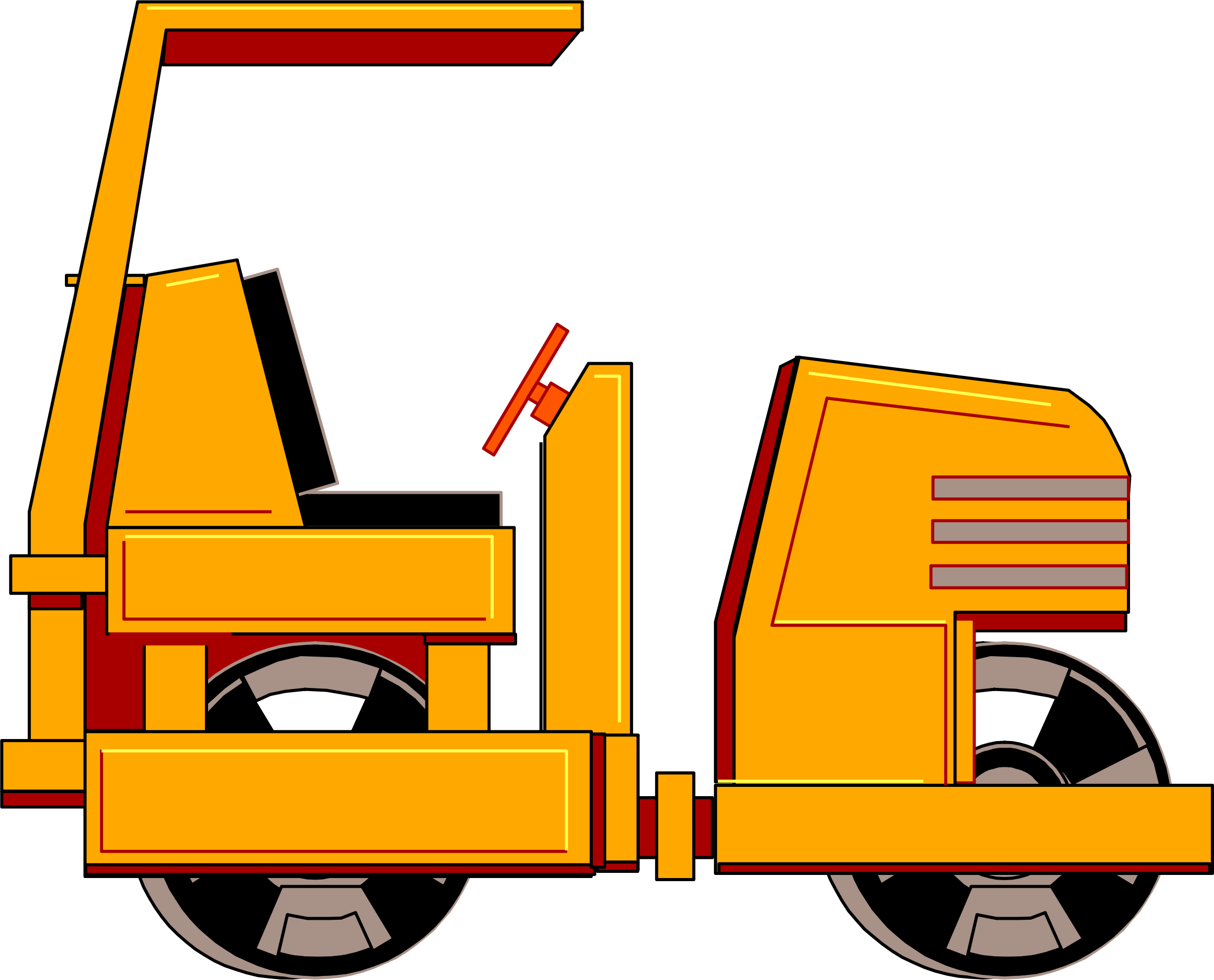 File - Road Roller - Svg - Earthmovers Cartoon (2000x1624)