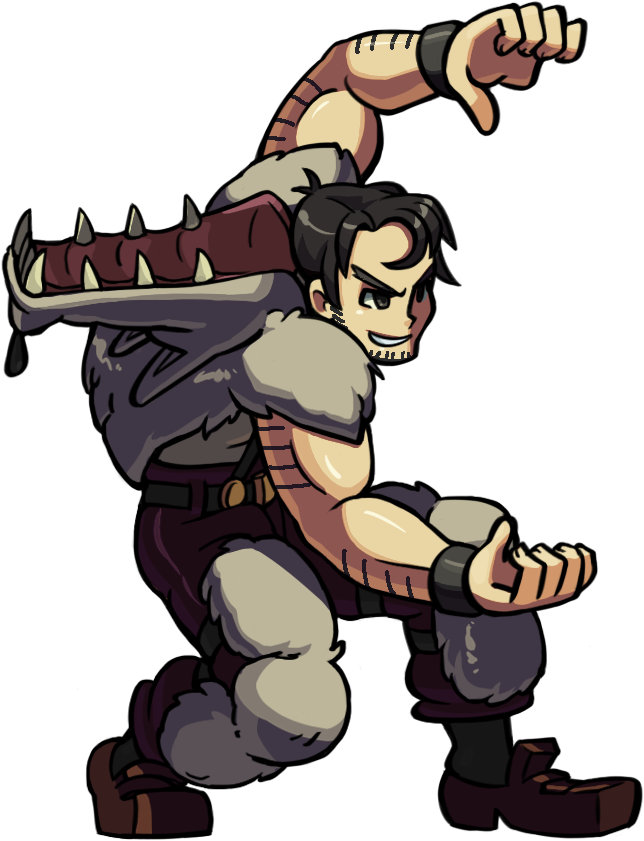 The Skullgirls Sprite Of The Day Is - Skullgirls Beowulf Sprites (662x859)