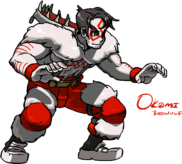 Though Beowulf Looks More Like A Kabuki Actor Than - Cartoon (719x654)