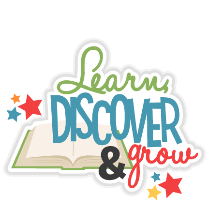 Learn Discover Grow Title Svg Scrapbook Cut File Cute - Learn Discover And Grow (432x432)