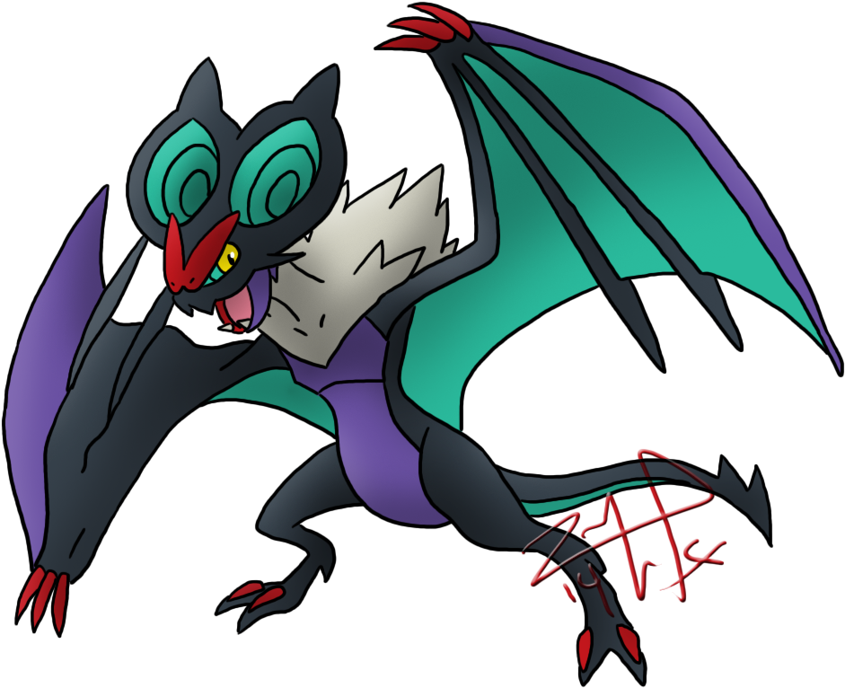 Pkmn Wyvern - Dibujos De Pokemon Noivern (964x784)