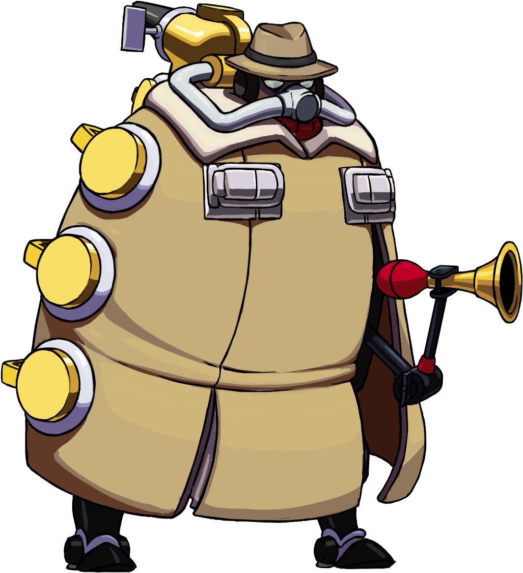 The Skullgirls Sprite Of The Day Is - Skullgirls Attacks Big Band (1104x1183)