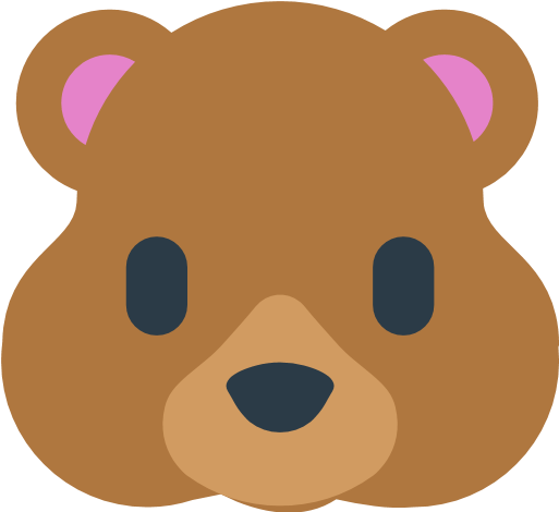 Bear Face Emoji For Facebook, Email Amp Sms Id - Bear Emoji (1000x1000)