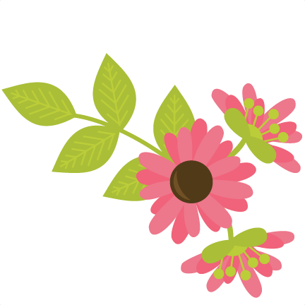 Flower With Vines Png (432x432)
