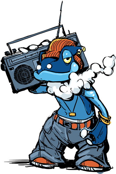Thug Frogadier - Cartoon (400x600)