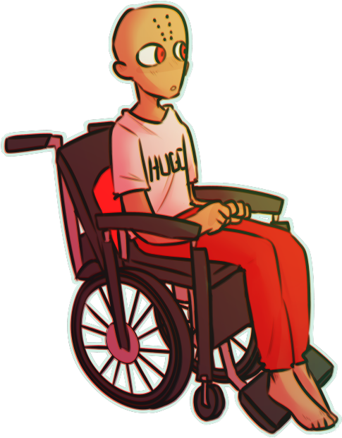 A Long Time Ago Someone Asked What I Thought Hugo Would - Sitting (540x652)