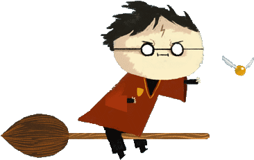 Lilabelle07 - Harry Potter Cartoon Gif (498x498)
