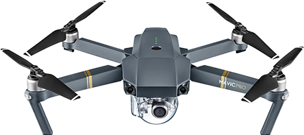 Drone Clipart Dji Phantom - Dji Drone Mavic Pro Fly More Combo (450x291)