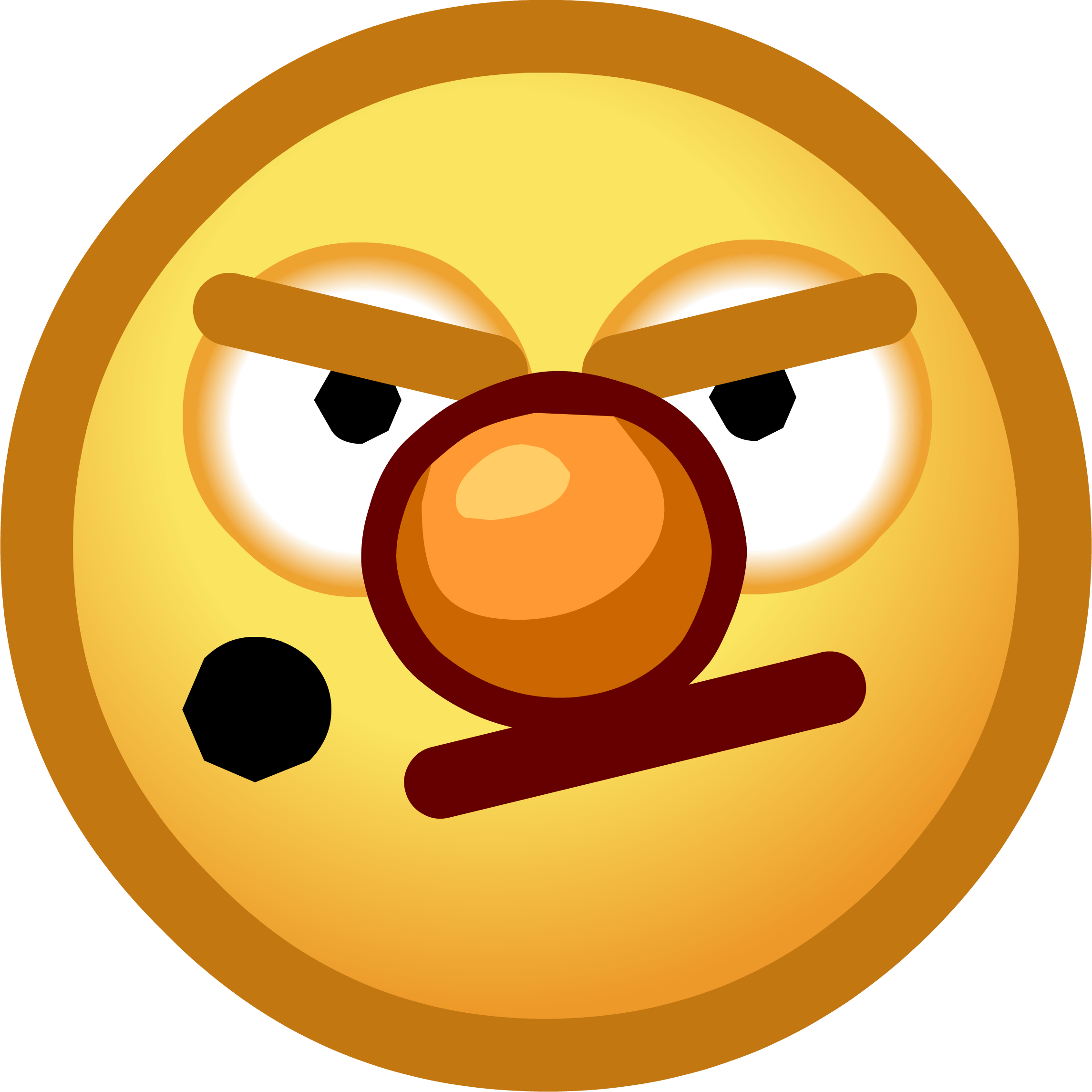 Mad Face Emoji With Middle Finger - Mad Face Emoji With Middle Finger (2290x2289)