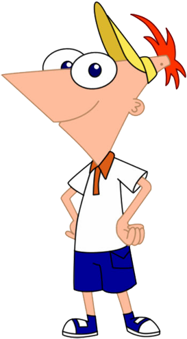 Phineas Sun Visor Clipart - Phineas (300x515)