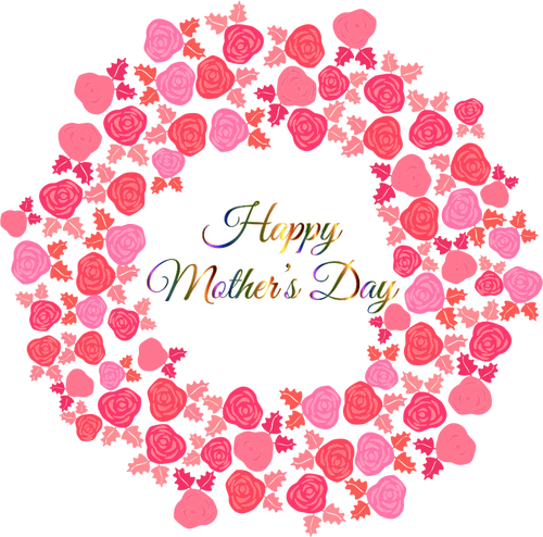 Bouquet Of Pink Flowers - Happy Mothers Day Shirt (500x494)