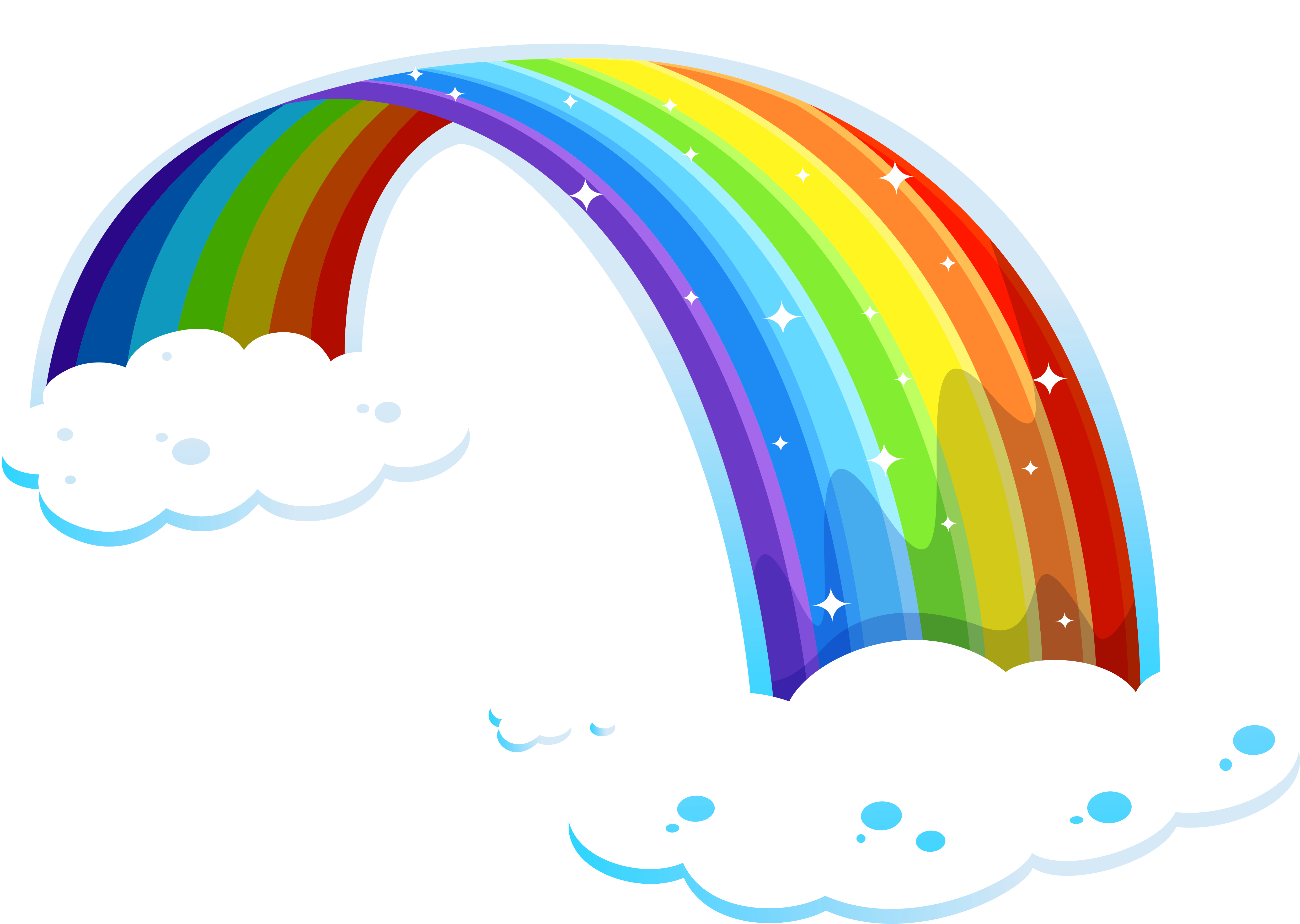Wizard Of Oz Clipart Rainbow - Rainbow Images Clip Art (5068x3737)