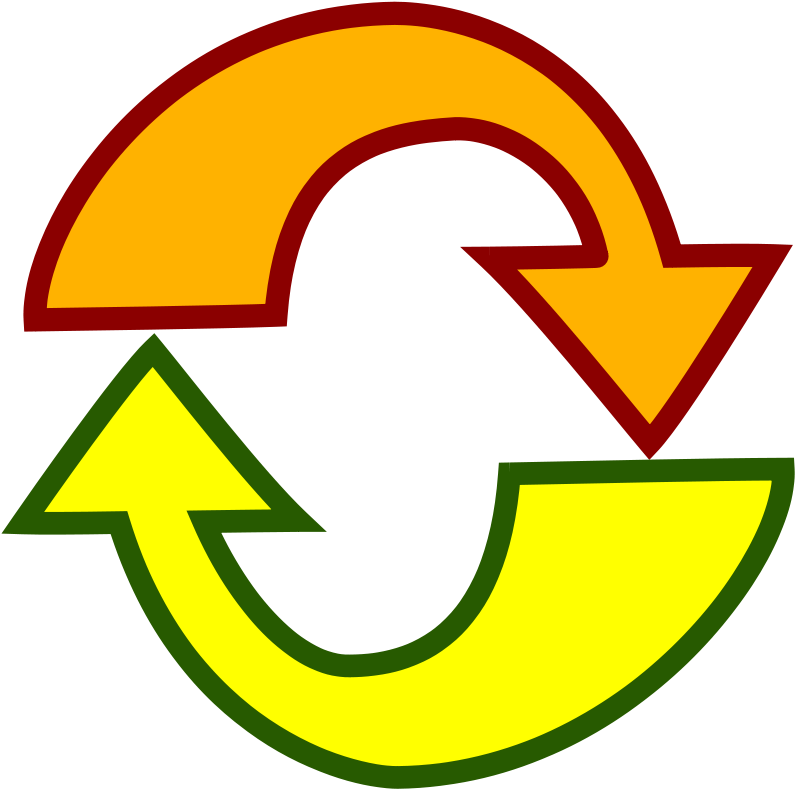 Similar Clip Art - Two Arrows Clip Art (800x800)