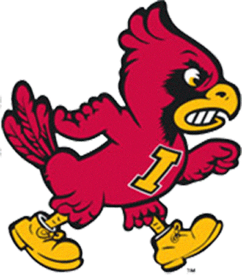 Iowa State Logo Medium - Iowa State Cyclone Bird (352x400)