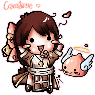 Coralinne High Priest By Freya Art - Cartoon (350x382)