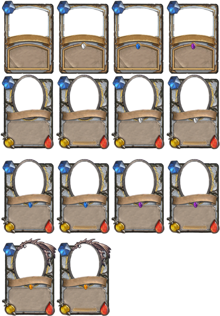 Hearthstone Empty Cards - Hearthstone Card Template Priest (747x1069)