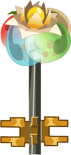 Blop Field Key - Illustration (500x500)