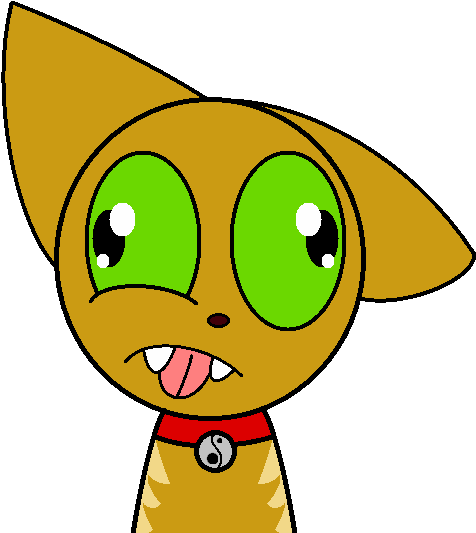 Chris The Cat Of The Impossible Quiz By Xxxangelkittyxxx - Chris The Impossible Quiz Cat (495x549)