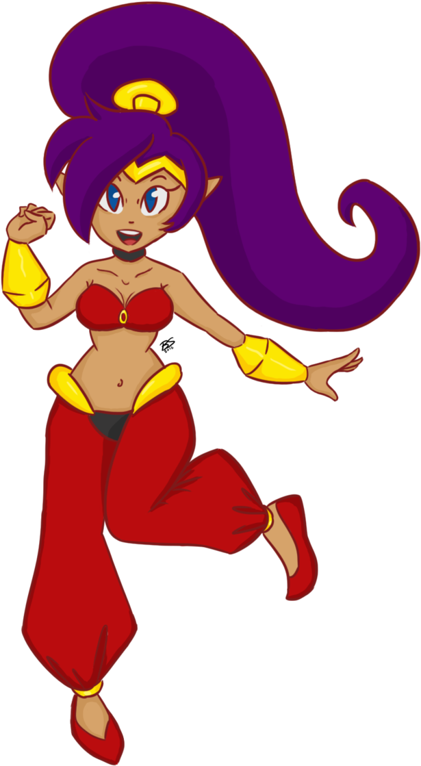 Shantae The Half Genie By Sh0rtpers0n - Cartoon (692x1153)