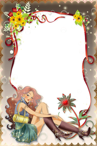 Ideal Photo Frame Png Free Download All Seasons Photo - Marcos Para Fotos Para Mujeres (320x480)