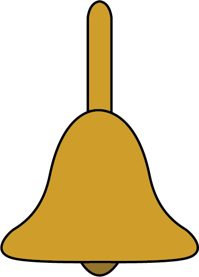 Bell Clip Art - ねずみ イラスト (409x568)