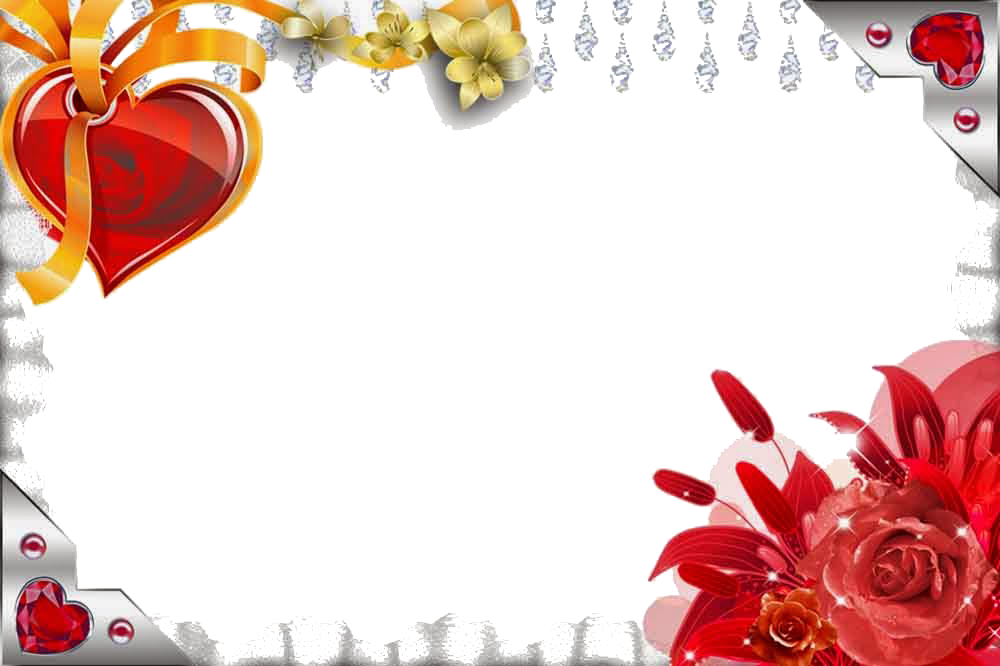Love Frame Download Png - Love Photo Frames Png (1000x666)