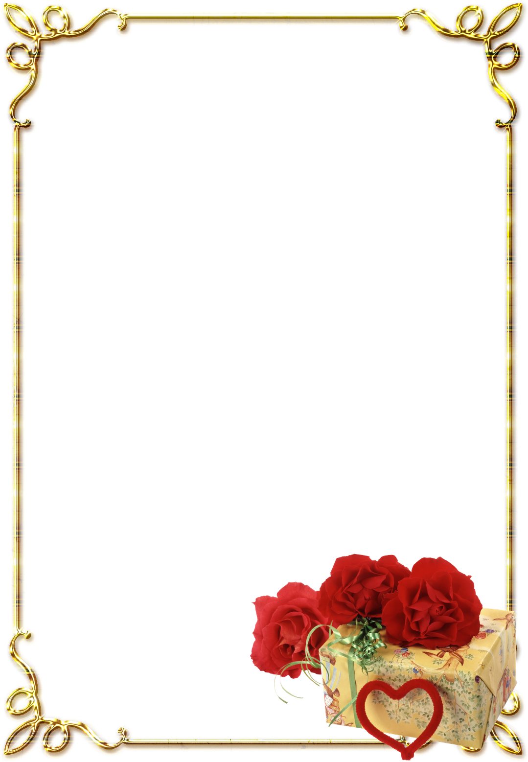 Imagens Psd E Png Fundo Transparente Grátis Para Programas - Page Borders With Flowers (1120x1600)