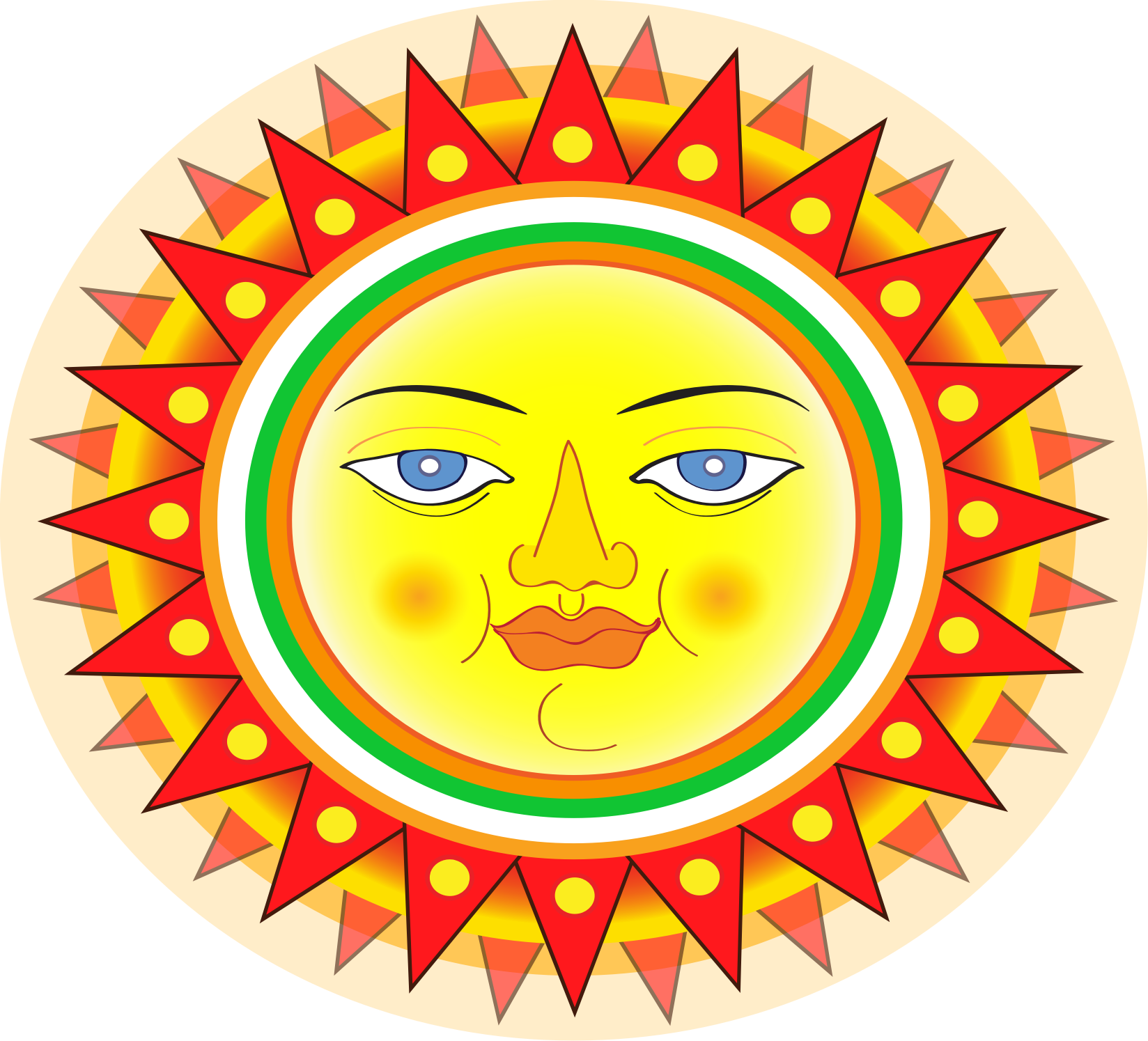 Big Image - Sinhala New Year Sun Png (1648x1495)