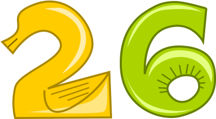 Grade 6 Math - Number 2 Clip Art (550x317)