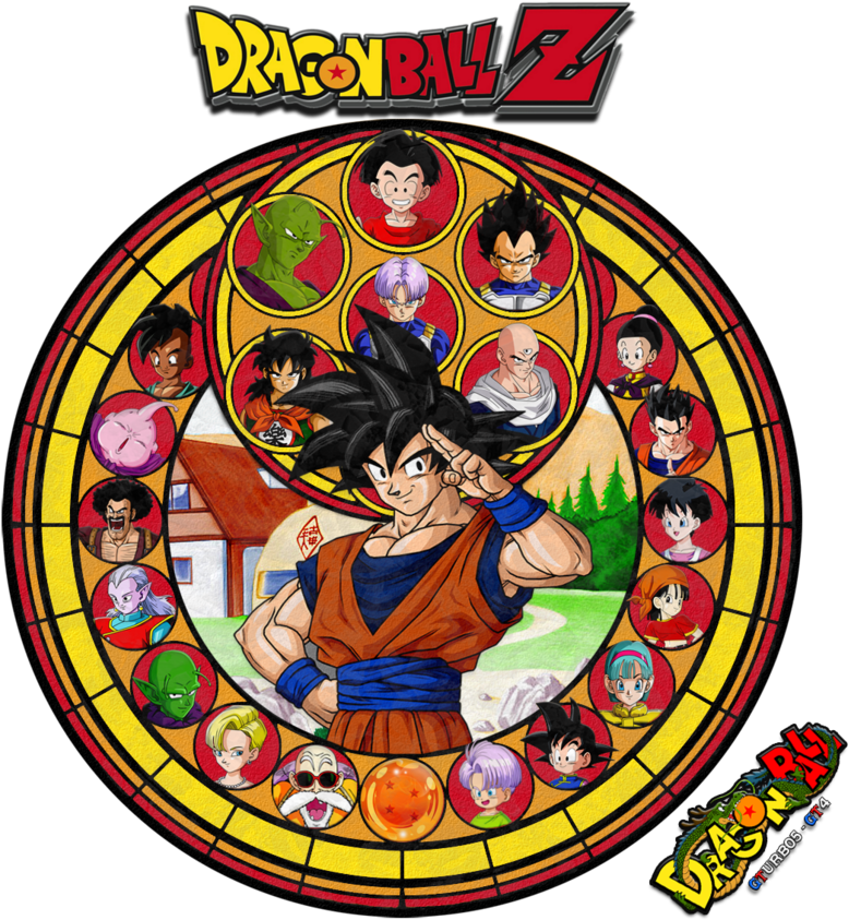 Dragon Ball Z Stained Glass - Dragon Ball Z (894x894)
