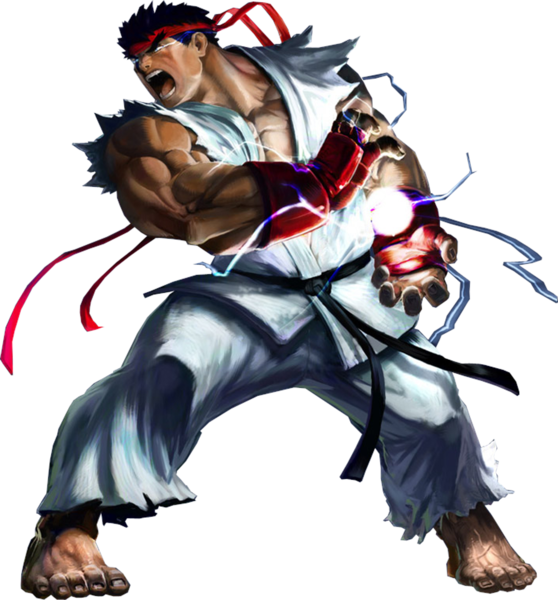 Ryu Street Fighter - Street Fighter Ryu 3d (558x600)