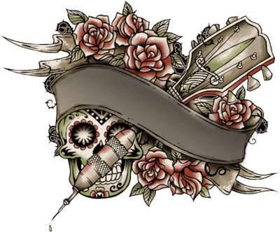 Tattoo Logo Psd 422542 - Logo Studio Tattoo Psd (400x332)