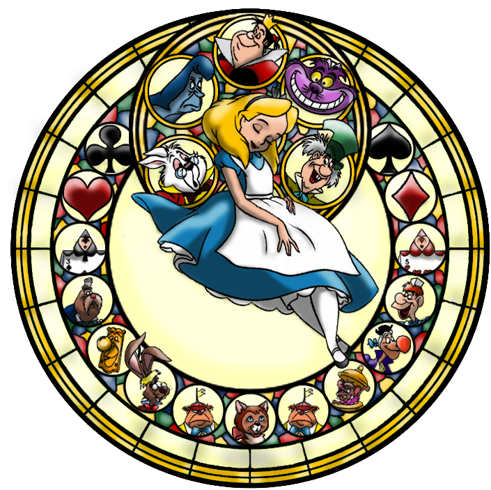 Alice Stained Glass By Mandocello - Stained Glass (720x720)