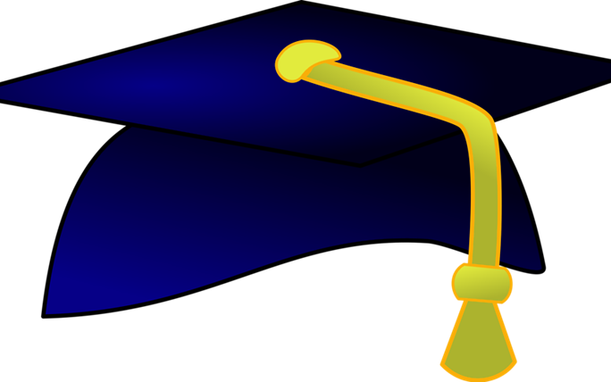 Community Clipart Service Learning - Graduation Hat Clip Art (1368x855)
