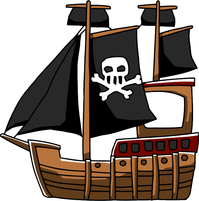 John Cena Clipart Boat - Pirate (670x677)