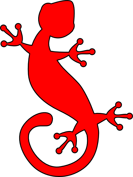 Gecko Clip Art (450x597)