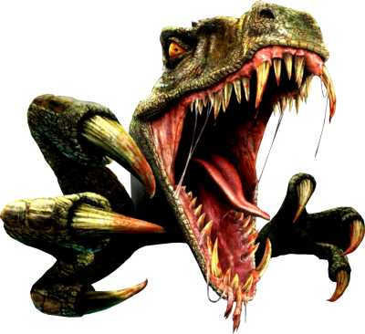 T Rex Psd - Dinosaur Png (400x366)