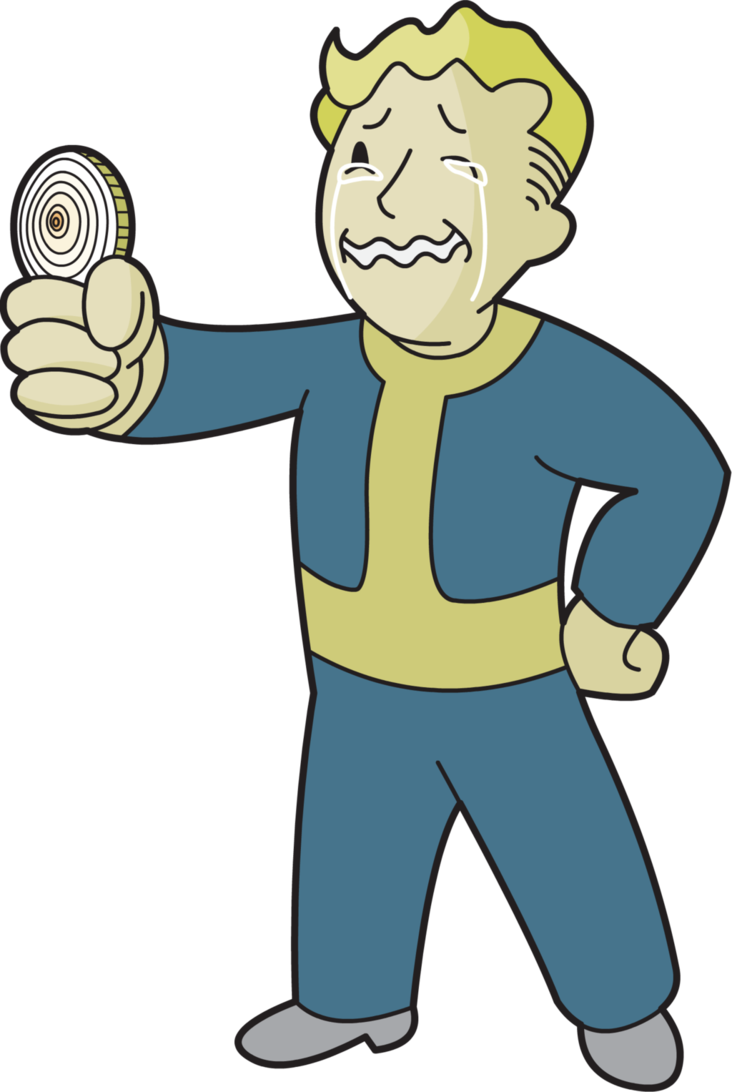 Fallout Pipboy Vector Graphic For Free Use Have Fun - Thumbs Up Fallout Guy (732x1092)