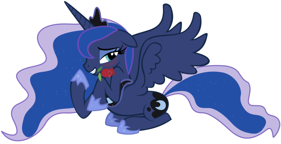 Huussii 3,305 128 Lunar Romance Vector By Adcoon - Mlp Princess Luna Vector (900x464)
