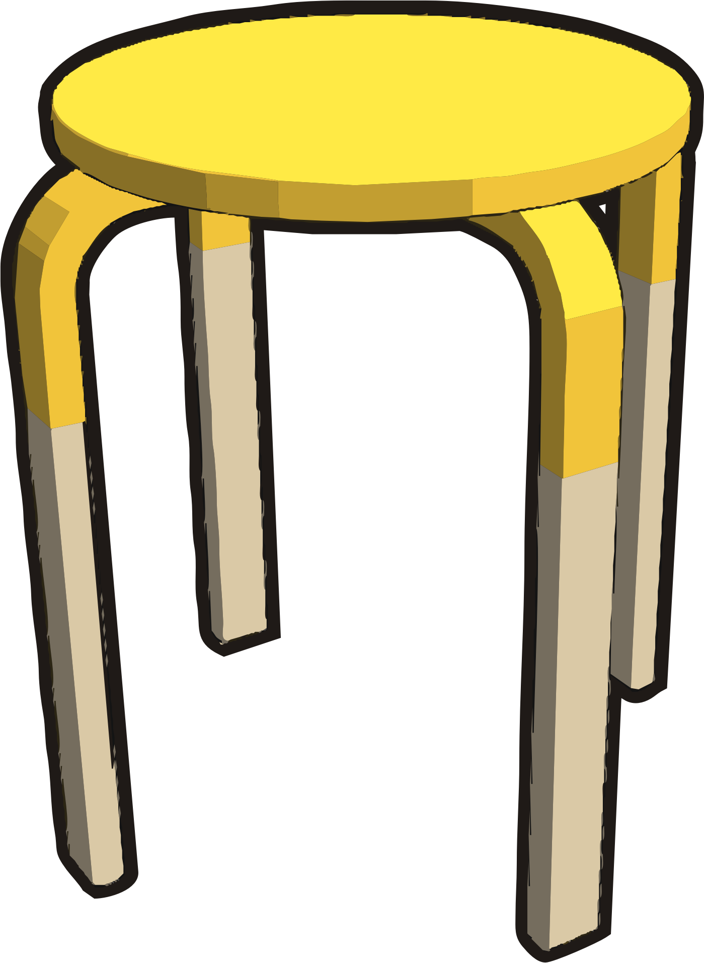 Big Image - Vector Bar Stool Icon Png (1399x1914)