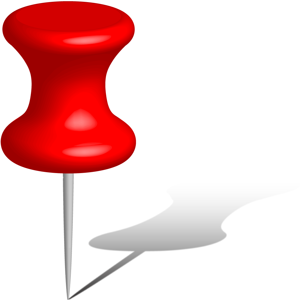 Pin Png - 3d Location Pin Icon Png (1000x1000)