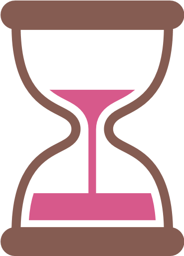 Hourglass With Flowing Sand Emoji - Hourglass Emoji (512x512)