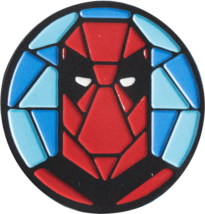 Deadpool Mosaic Pin - Deadpool (1014x1024)