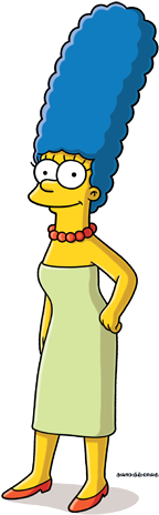For Those Of You Who Grew Up With Her But Never Noticed, - Marge Simpson (300x463)