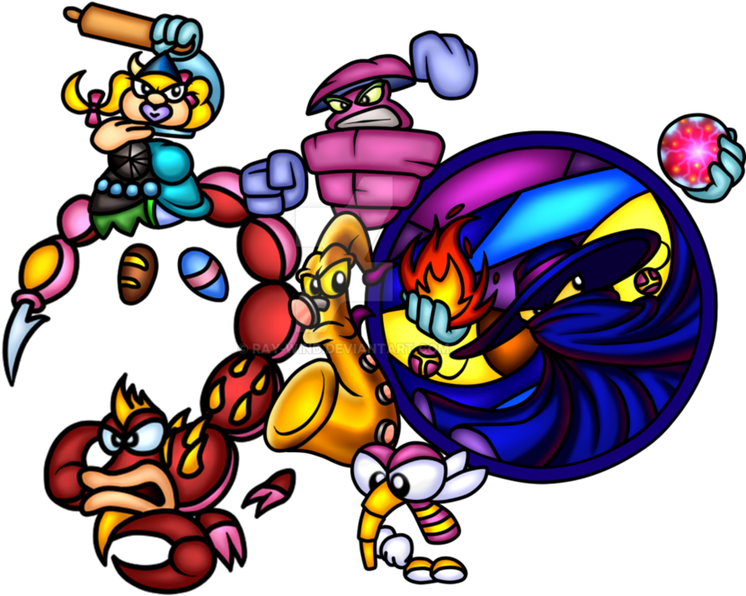 Dark Stained Glass By Ray Wind - Rayman 1 Mr Dark (894x894)