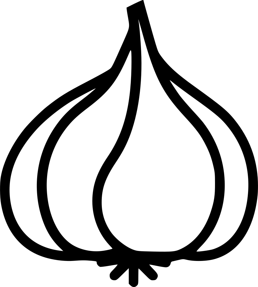 28 Collection Of Garlic Drawing Png - Garlic Icon Png (882x980)