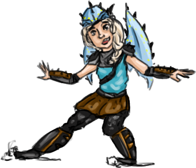 Big Thankyou To Tosilohi For The Artwork Done Of My - Cartoon (422x363)