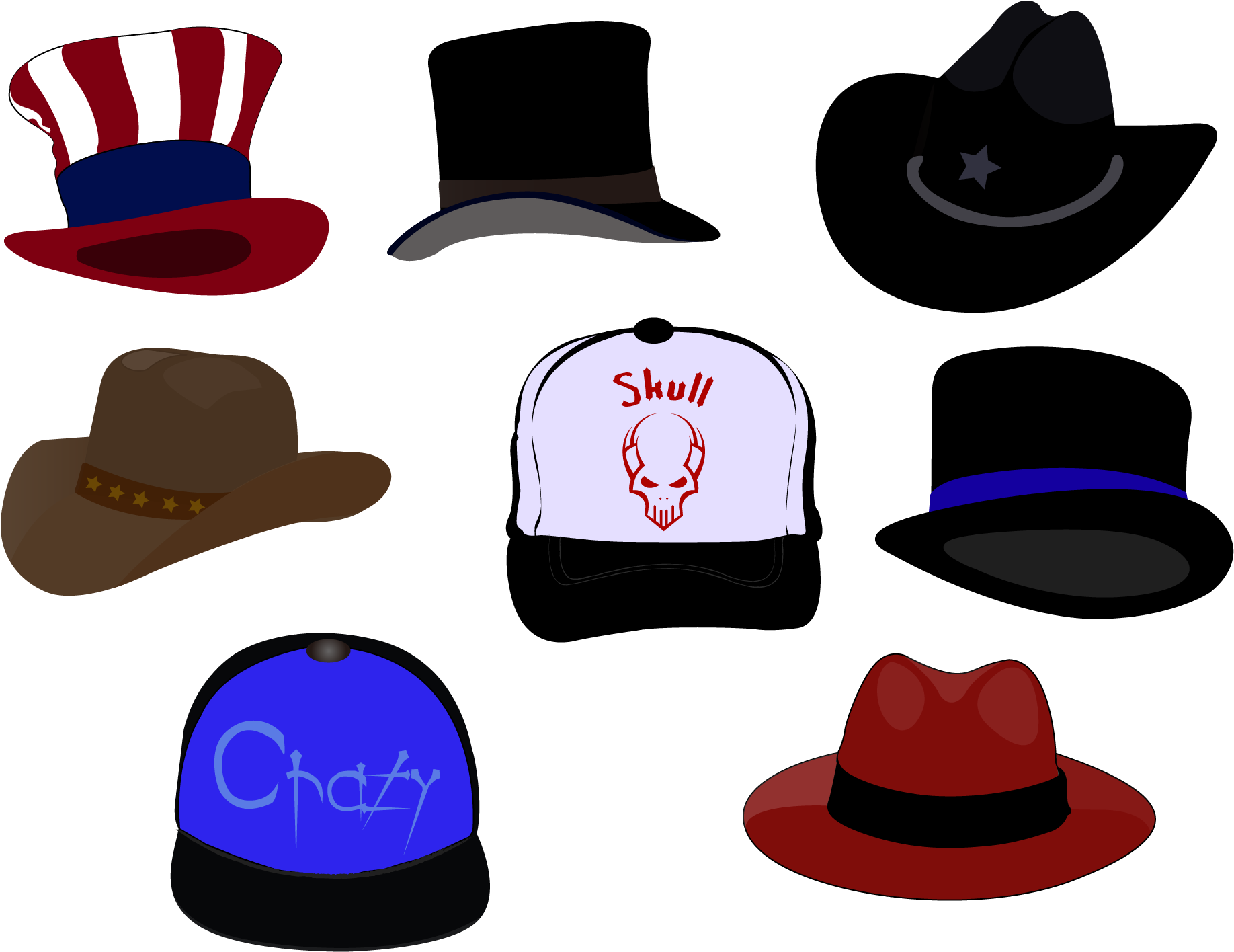 Fedora Cap Hat - Fedora (2370x1742)