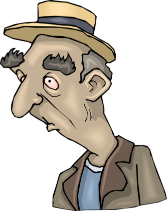 Old Man Clipart Free Download Free On - Old Man Clipart Transparent (333x422)